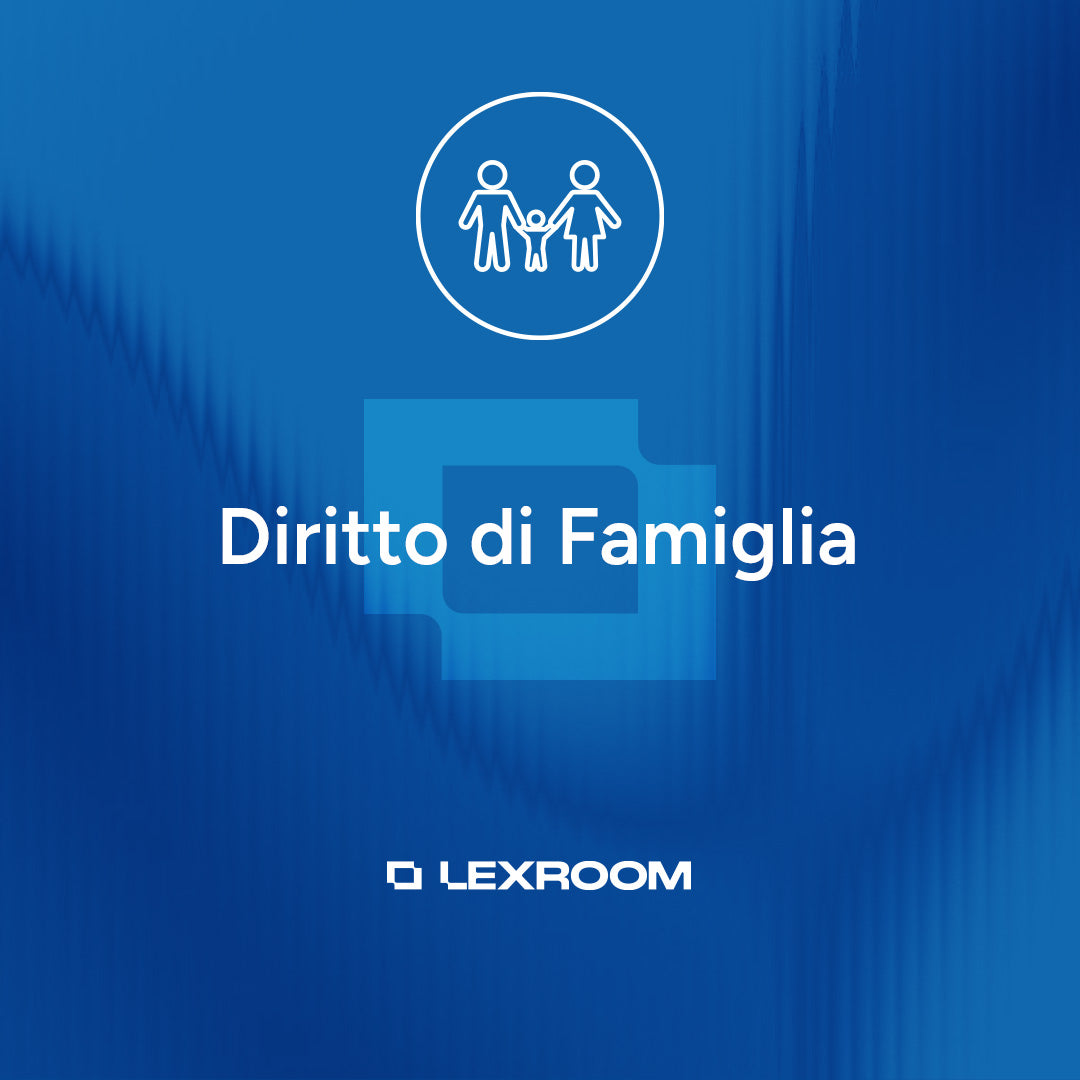 Modulo Diritto di Famiglia