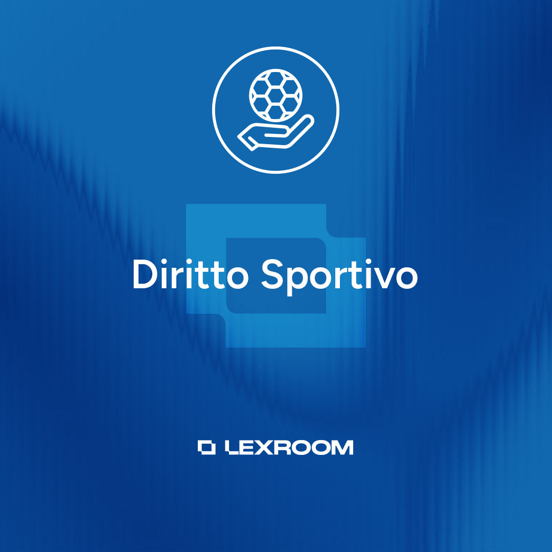 Modulo Diritto Sportivo