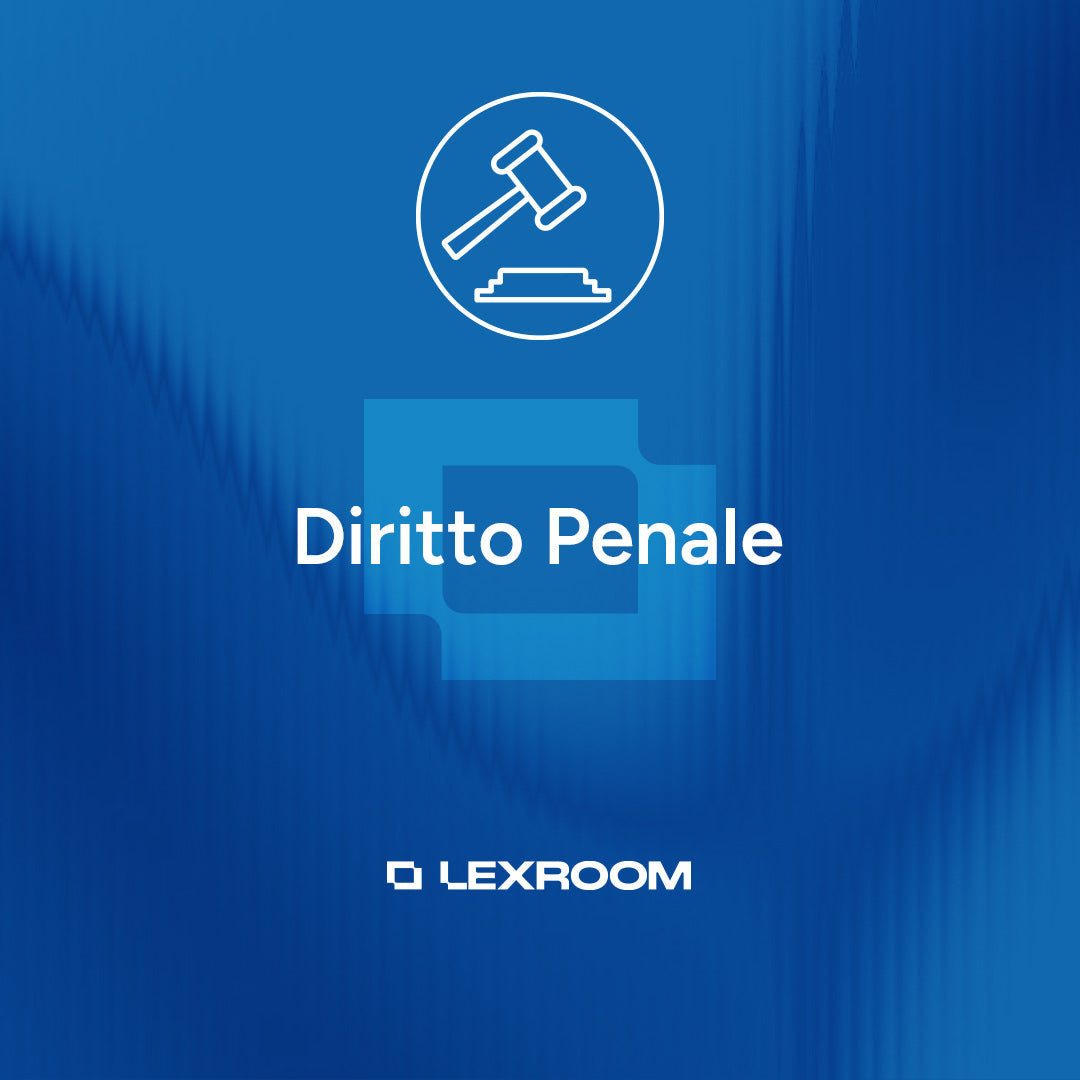 Modulo Diritto Penale