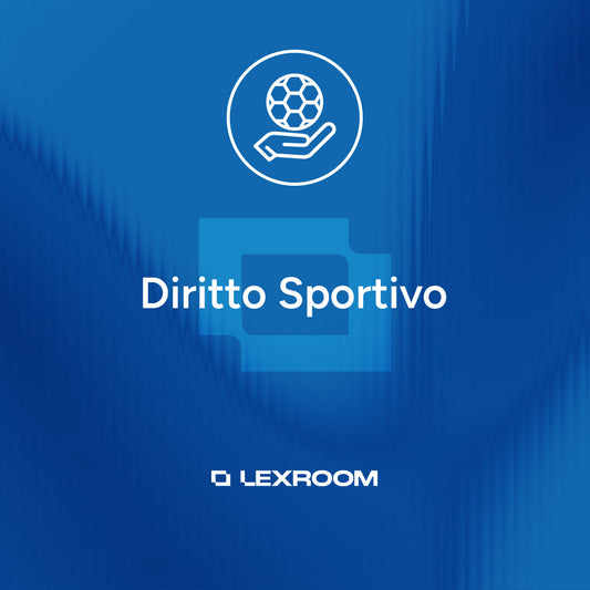 Modulo Diritto Sportivo