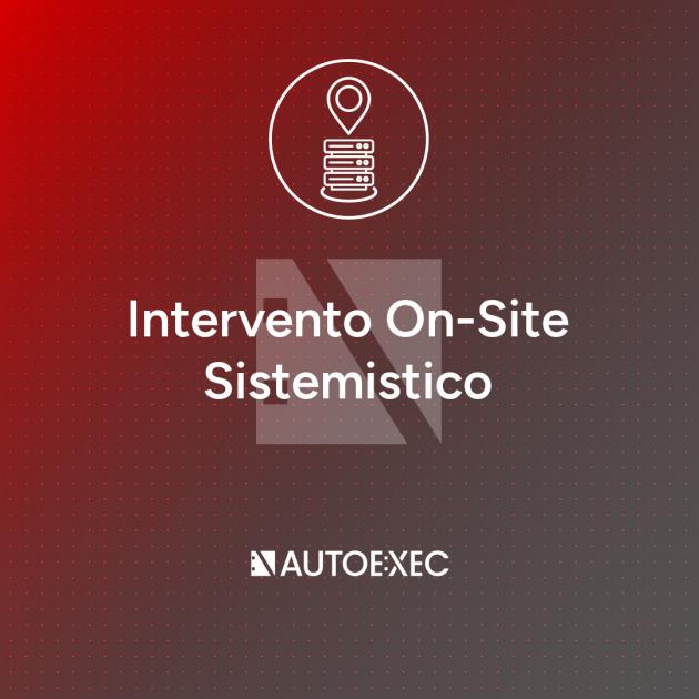 Intervento On-Site Sistemistico